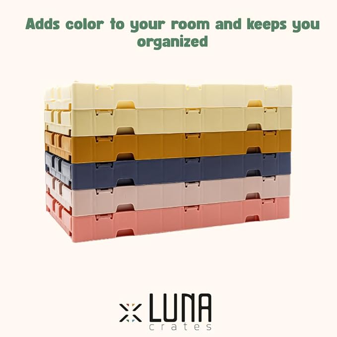 Collapsible Storage Box, Foldable Crate Organizer Bin - Image 3