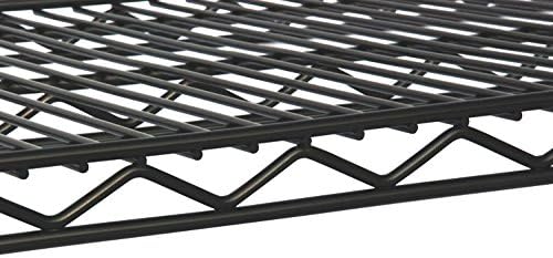 Omega 21" Deep x 36" Wide x 63" High 3 Tier Black Starter Shelving Unit - Image 2