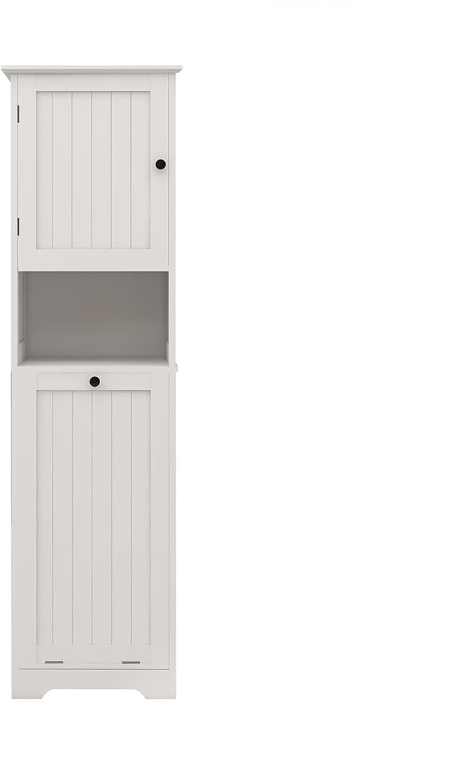 Tilt Out Laundry Hamper Cabinet, Hamper Cabinet Shelf - Image 8