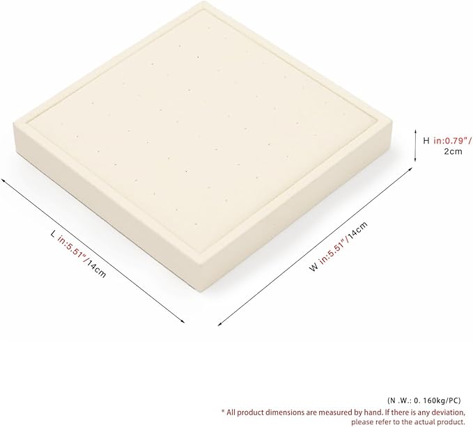 Oirlv Microfiber Jewelry Stud Earring tray Display Tray Earring Display - Image 8