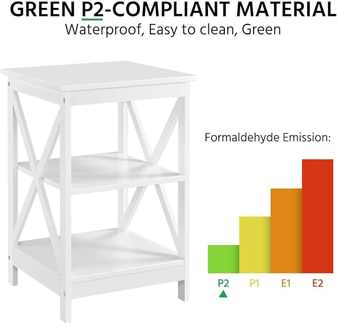 Yaheetech 3 Tier Sofa Side End Table - Image 9