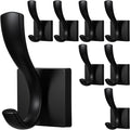 8 Pack Wall Hooks Heavy Duty Towel Robe Coat Hooks by Unknown