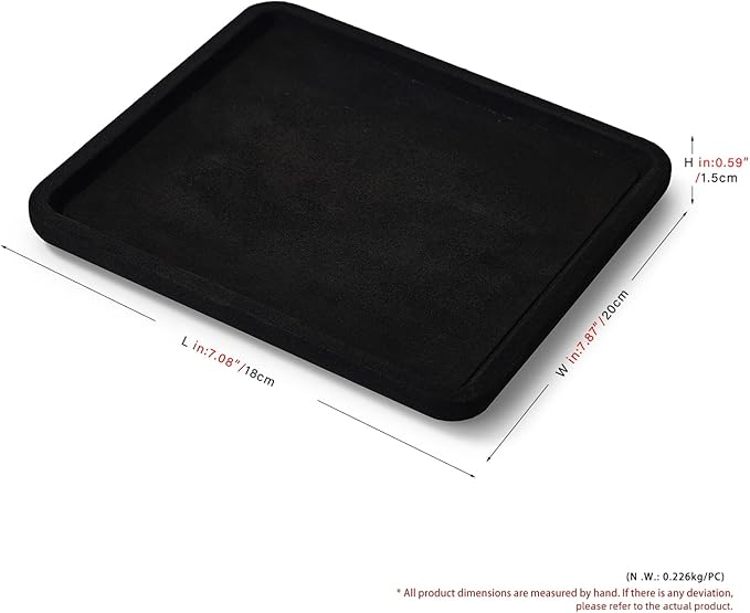 Microfiber Jewelry Display Flat Tray - Image 6