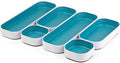 Three by Three Seattle 6 Piece Metal Stacking Bins + Drawer Organizers Set: by ThreebyThreeSeattle