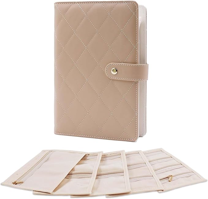 Travel Jewelry Organizer Case ， Portable Jewelry Organizers Storage Book by Sbrinnaliao