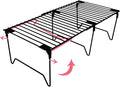 1/2-Piece Set freezer organizer, Stackable Cabinet Organizer Shelves, Foldable by Unknown