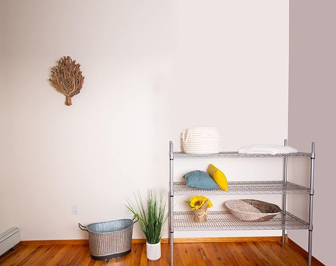 Omega 14" Deep x 72" Wide x 86" High 3 Tier Gray Starter Shelving Unit - Image 2