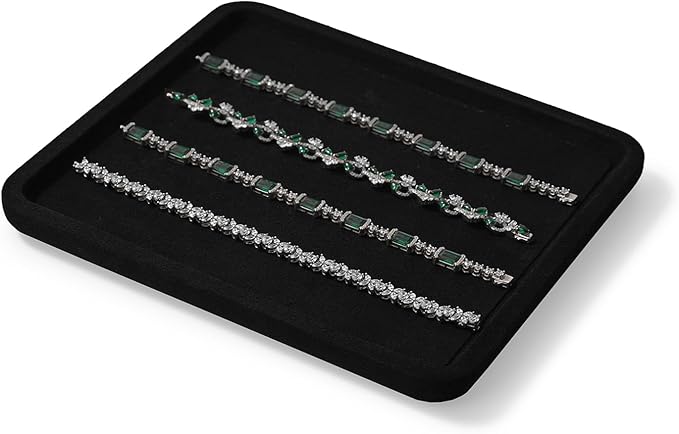 Microfiber Jewelry Display Flat Tray - Image 4