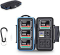 JJC Memory Card Case for 6 Cfast Compact Flash Cards, 12 SD Cards & 18 Micro SD by JJC