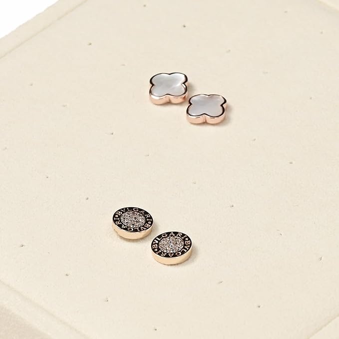Oirlv Microfiber Jewelry Stud Earring tray Display Tray Earring Display - Image 7