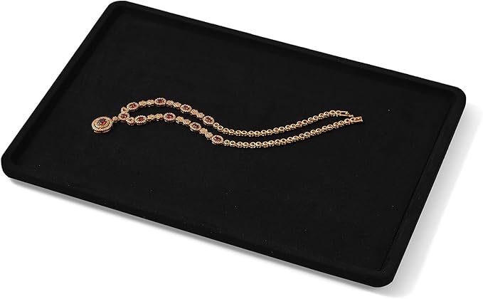 Microfiber Jewelry Display Flat Tray - Image 4