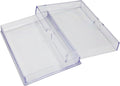 20 Pack Clear Acrylic Card Storage Boxes by GaryPlasticPackaging
