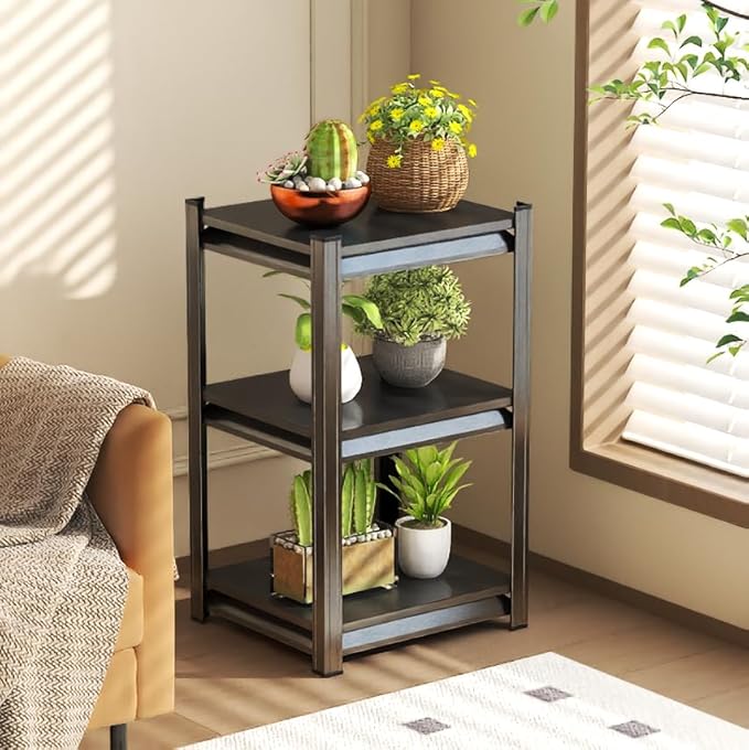 Storage Shelves, Garage Metal Shelving Unit, Adjustable, Double-Layer Column - Image 6