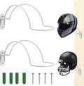 2 Pcs Helmet Rack Hanger Wall Mount Display, Helmet Holder Hooks Wall Mount by Unknown