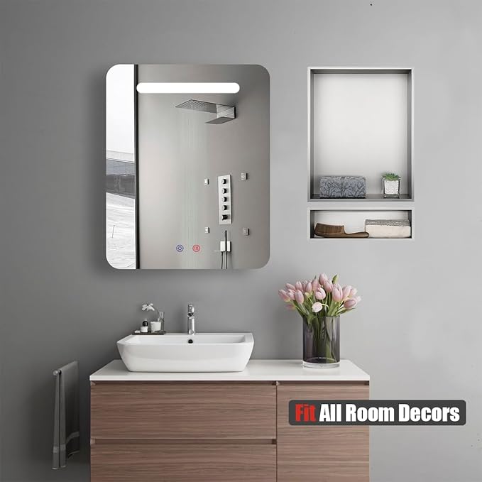 JQK Shower Niche No Tile Need, 304 Stainless Steel Recessed Shower Caddy - Image 7