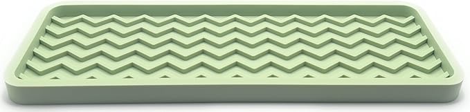 Happitasa Silicone Kitchen Sink Organizer Tray, Sponge Holder and Countertop - Image 3