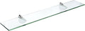 Spancraft Glass O-12x21-Chrome Oriole Glass Shelf by Spancraft