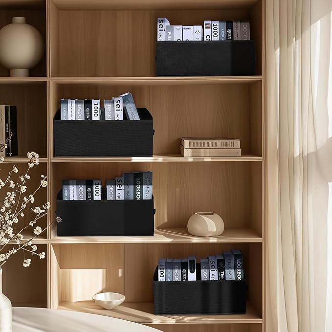 DIMJ Closet Storage Bins, 6 Pack Storage Baskets - Image 3