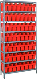 QUANTUM STORAGE SYSTEMS 1275-SB809RD Solid Heavy Duty 8 Shelves 21 STORE-MAX by QuantumStorageSystems