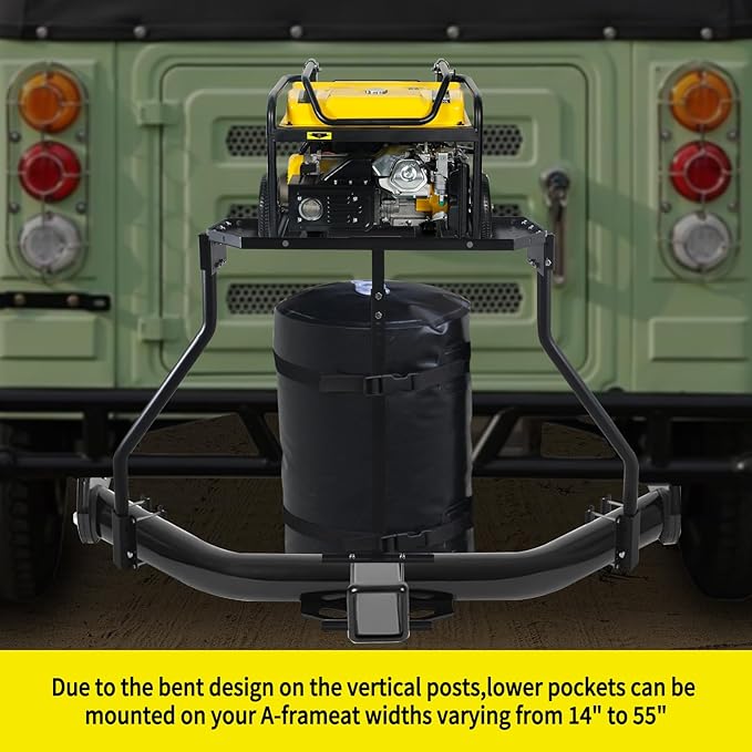Trailer Tray RV Generator Mount, Front Mount Cargo Carrier & Storage Rack - Image 6