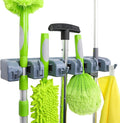 Amazon Basics Rectangular Heavy Duty, Wall Mount Storage Broom, Mop Holder or by AmazonBasics