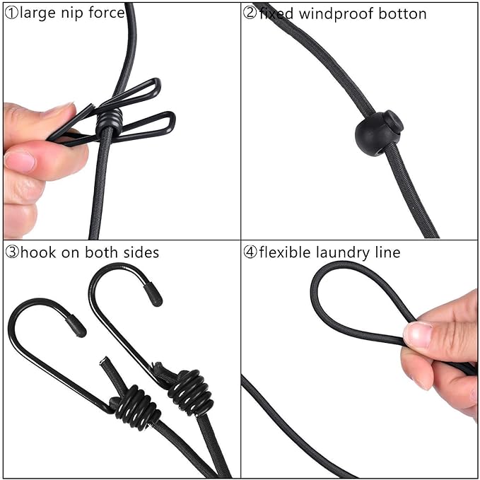2 Pack Portable Clothesline - Image 6