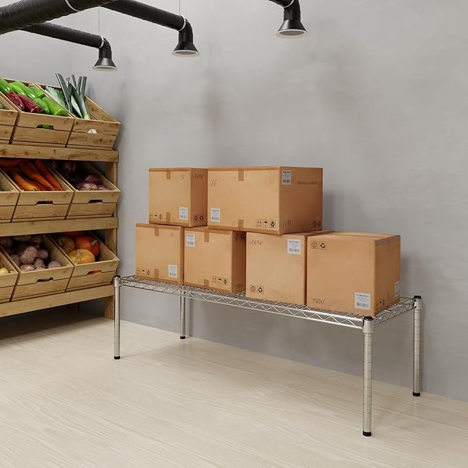 18" Deep x 48" Wide x 14" Height Wire Shelving Kit | 1-Tier | NSF Commercial - Image 7