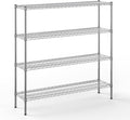 14" Deep x 54" Wide x 54" Height Wire Shelving Kit | 4-Tier | NSF Commercial by Regal+Altair