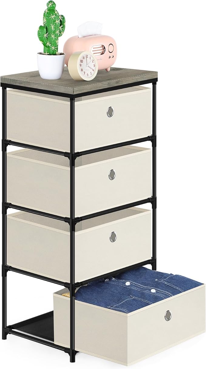 HAITRAL Fabric Storage Chest, Drawer Clothes Organizer - Image 4