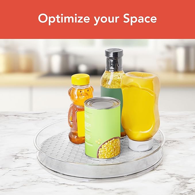 Spectrum Large Lazy Susan Organizer 11 in - Image 2