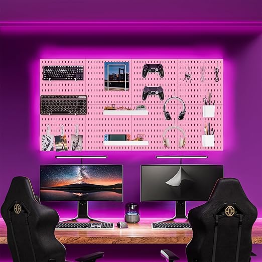 Pegboard Combination Kit for Wall Organizer, Wall Mounted Peg Board Kits for - Image 2