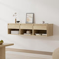 Floating Nightstand Set of 3, Wall Mounted Bedside Table by EYYTHUNG