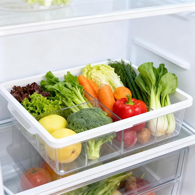 Fridge Drawer Organizer, Refrigerator Organizer Bins, Pull Out - Image 5