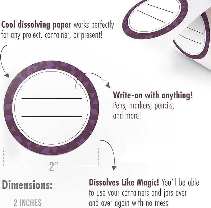 Canning Labels Dissolvable Stickers - Image 3