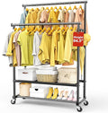 Double Rod Clothing Rack Heavy Duty by ANTIWAR