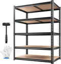 REIBII 2020LBS Storage Shelves 5 Tier Garage Shelving Heavy Duty, Adjustable by REIBII
