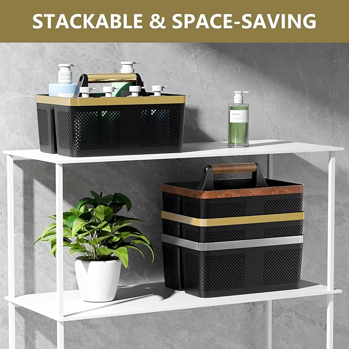 Shower Caddy Dorm Men: Plastic Bathroom Caddy Organizer - Image 4