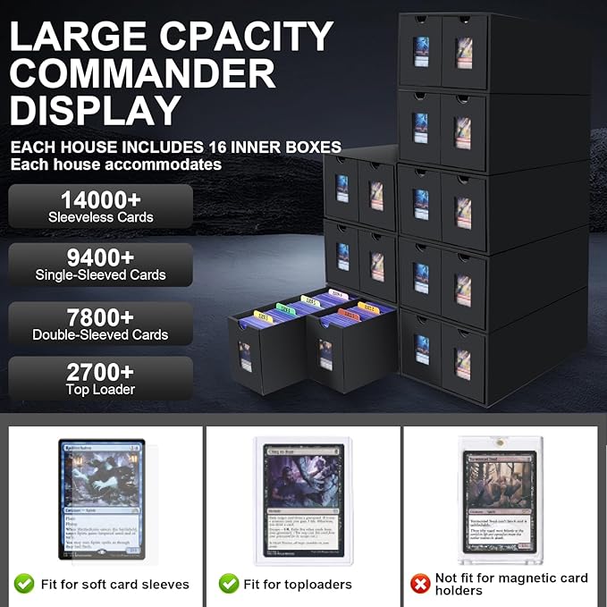 14000+ Card Storage Box, 2700+ Toploader Card Storage Box - Image 2
