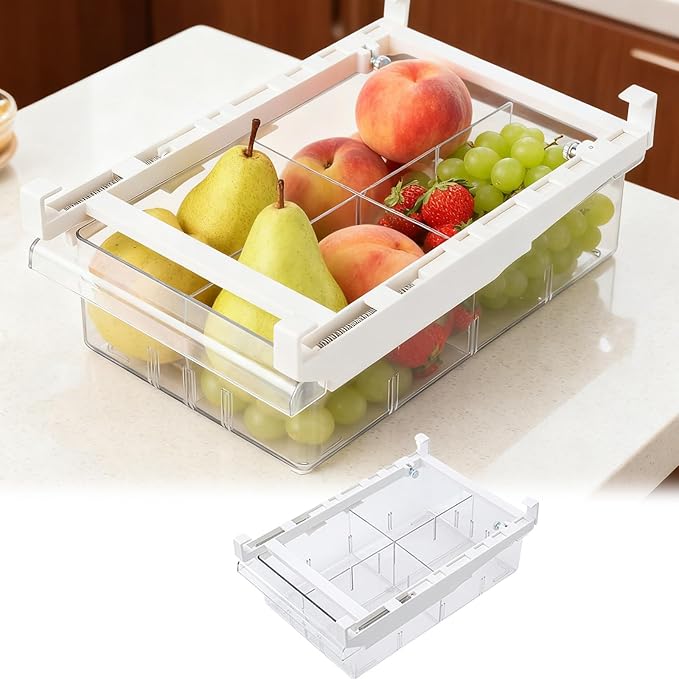 Fridge Drawer Organizer, Refrigerator Organizer Bins, Pull Out - Image 7