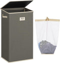 SOLEDI Laundry Hamper with Lid 100L Large & Tall Collapsible Laundry Basket by SOLEDI
