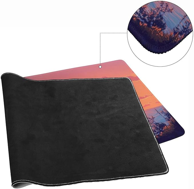 Sunset Beach Large Mouse Pad, Anime Style Gaming Desk Mat, XXL Keyboard Desk - Image 5