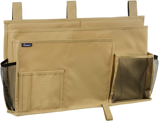 Surblue Bedside Caddy Hanging Bed Organizer Storage Bag Pocket by SURBLUE