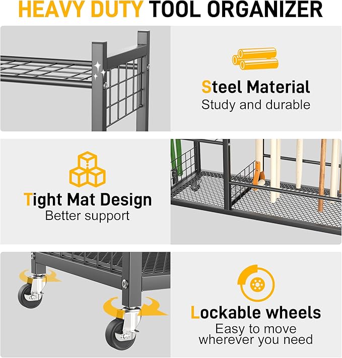 Ultrawall Garden Tool Organizer, Yard Tool Storage Rack - Image 4