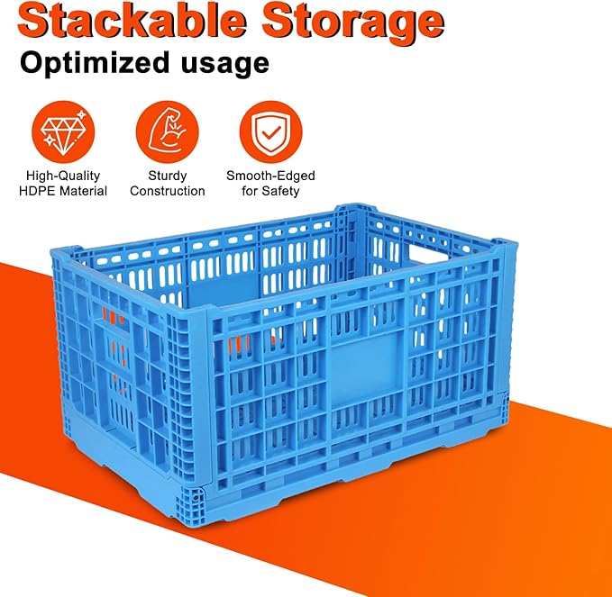 72L Collapsible Milk Crates - Image 4