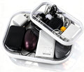 2 PCS Clear Electronics Organizer Travel Case, Waterproof Cable Storage Box by Unknown