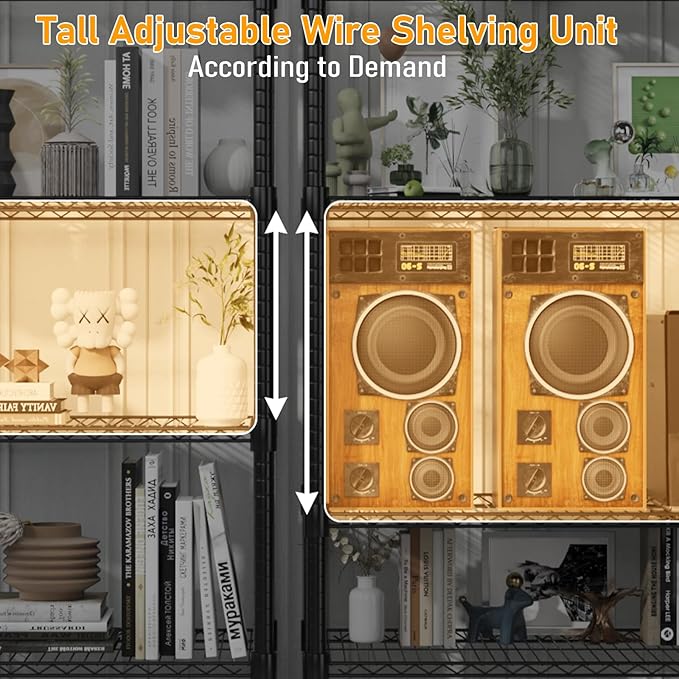 Himimi Storage Shelves 60" W Wire Shelving - Image 8