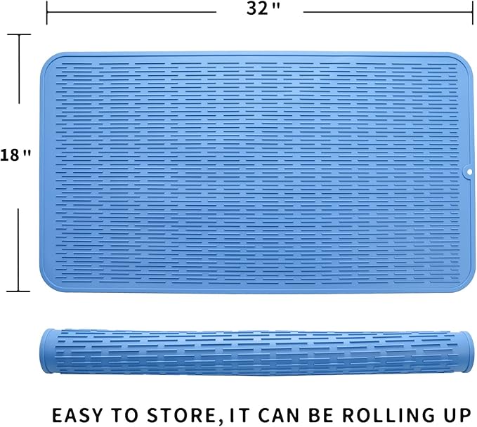 Silicone Dish Drying Mat for Multiple Usage, Easy clean, Eco-friendly, - Image 2