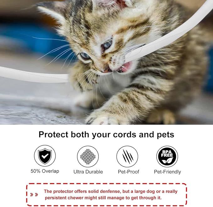 Secbolt Cord Protectors from Pets No Chew, 10ft - Image 3