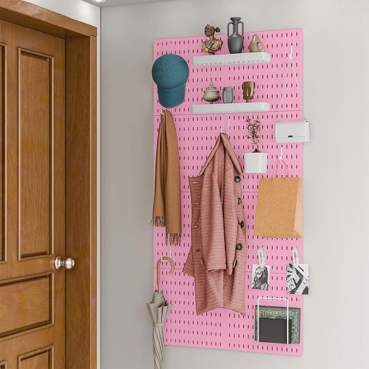 Pegboard Combination Kit for Wall Organizer, Wall Mounted Peg Board Kits for - Image 3