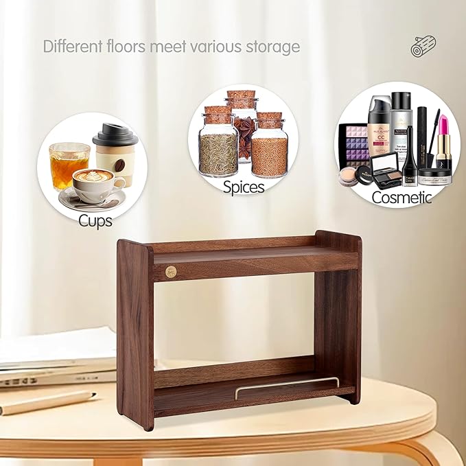 Coffee Mug Holder Wooden Cup Rack Mug Display Shelf Coffee Cup Holder - Image 4